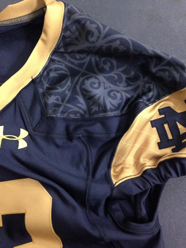 Details Behind The Design Of The 2021 Notre Dame Shamrock Series Jerseys &  Helmets //