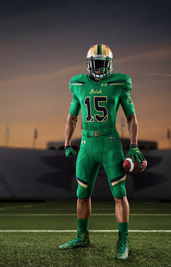 Notre Dame Shamrock Series uniforms coming soon