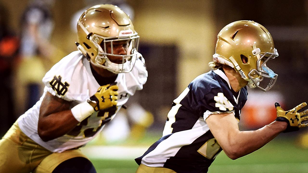 Torii Hunter Jr. becomes two-sport athlete at Notre Dame